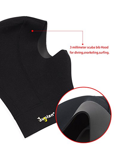 image for Junlan 3mm Neoprene Diving Hood Full Face Mask Warm Swimming Cap Wetsu