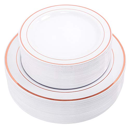 WDF Disposable Plastic Plates,30-10.25