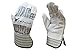 JustForKids Kids Work and Gardening Gloves with Rubberized Safety Cuff, Children and Youth age 6 Years Old, Premium Leather and Cotton