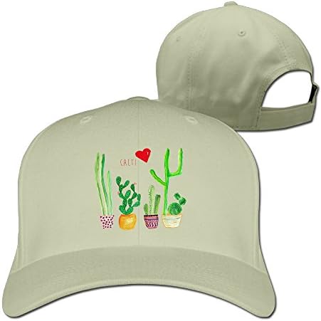 Cacti Cactus Love Artical Flat Snapback Hat Visor Hip-Hop Baseball Cap