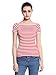 Maggie Tang Short Sleeve Trendy Fitted Off Shoulder Modal Blouse Top T-Shirt
