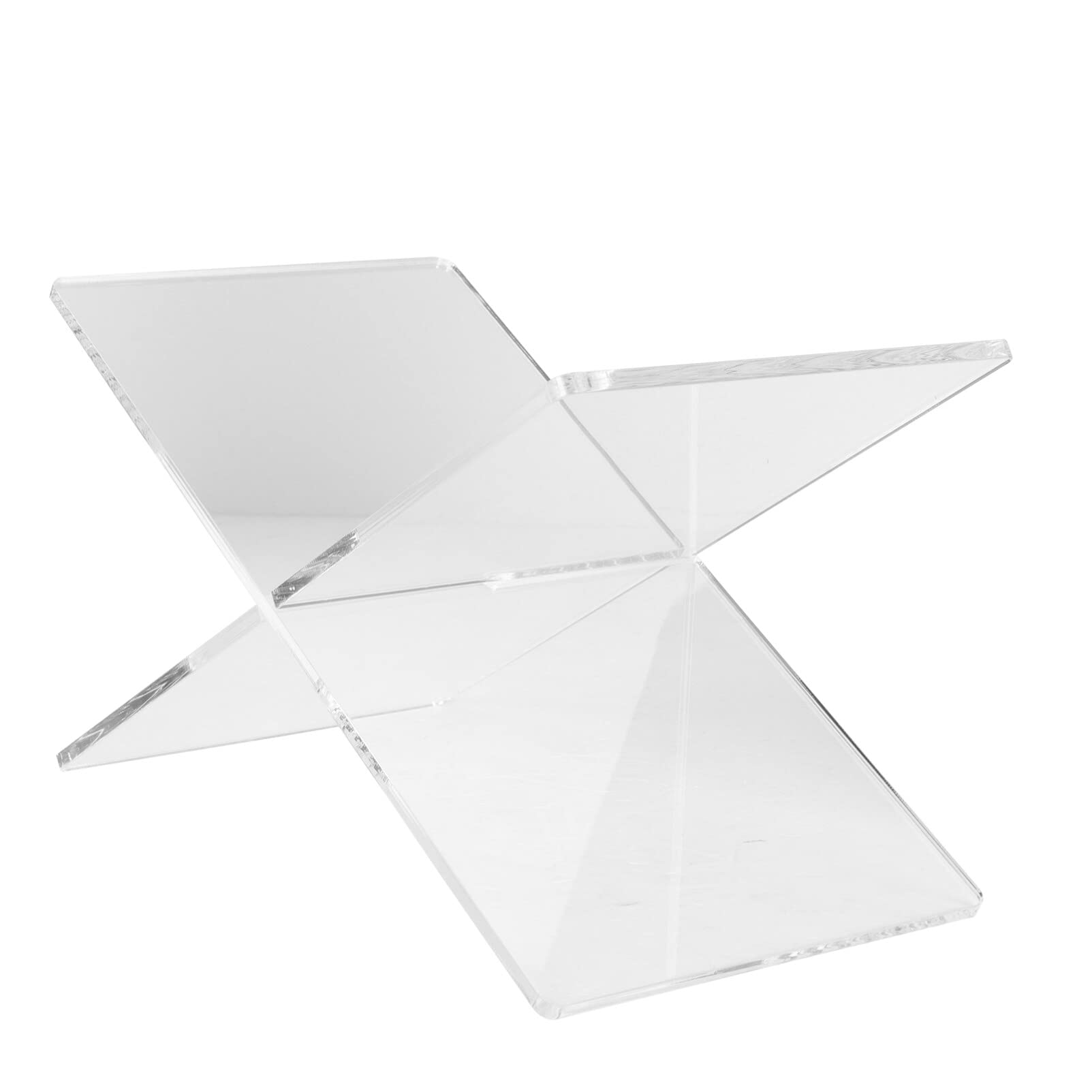 Cabilock Textbook Stand X Shaped Clear Clear Acrylic Book Stand Book Holder Reading Stand Open and Closed Books Holder Book Holder Musical Book Holder Stand