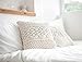 Dahey Throw Pillow Cover Macrame Pillow Case Decorative Cushion Cover for Bed Sofa Couch Bench Car Boho Home Decor,Set of 2(Pillow Inserts Not Included),17 Inches
