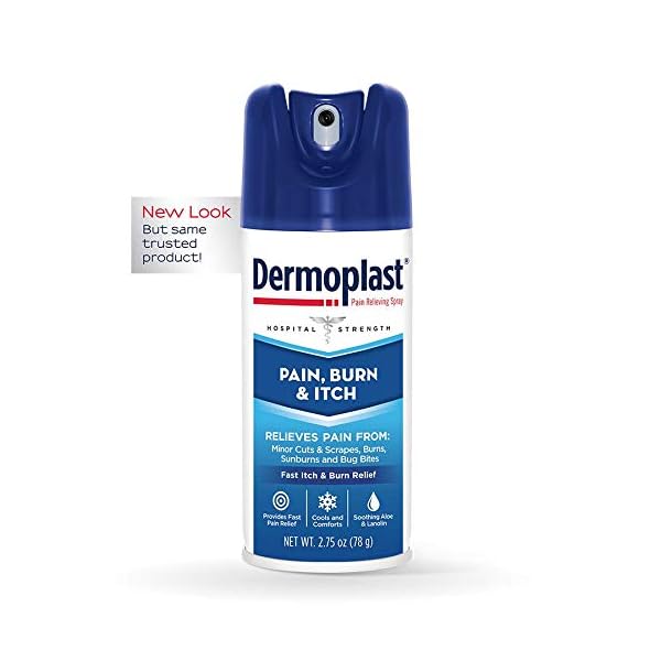 Dermoplast Pain, Burn & Itch Spray, Pain Relief Spray for Minor Cuts