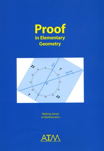 Proof in Elementary Geometry: Making Sense of Mathematics