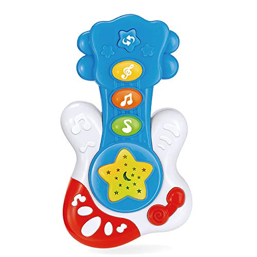 WEofferwhatYOUwant Portable First Guitar. Educational Toy for Music Learning and Entertainment for Ages 9 Months to 4 Years