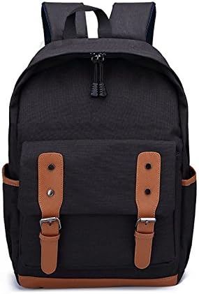 Reinhar Casual Lightweight College Backpack Laptop Bag School Travel Daypack for Student (Black) Grey