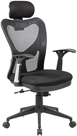 Azbro-Office High Back Mesh Ergonomic Office Chair with Back Support and Arms