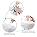 Hand Free Umbrella Hat Waterproof Elastic for Fishing Gardening 36”Diameter Folding Headwear (Silver)