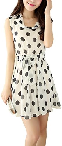 Vip2014 Women Chiffon Sleeveless Party Casual Dresses