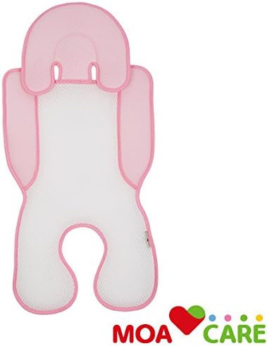 1pcs of MOACARE Smart 3D Cool Seat for Strollers, Baby Carriage, Car Seats (Pink)