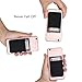 Sincase [2 Pack] Ultra Thin Stick-on Extendable Lycra Credit Card Holder Sticker Self Adhesive Cell Phone Wallet for iPhone, Samsung, LG, Most Android Phones & Cases, Rose Gold + Black