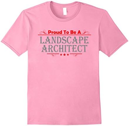 Mens Landscape Architect at-Shirt  Medium Pink