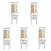 HERO-LED G8-17S-WW T4 G8 LED Halogen Xenon Replacement Light Bulb, 2.3W, 20W Equivalent, Under-Counter Lights, Puck Lights, Warm White 3000K, 5-Pack(Not Dimmable)