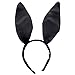 IETANG Bunny Black White Ears Collar Bowtie Cuffs Tail Costume Set For Adults Funny Party