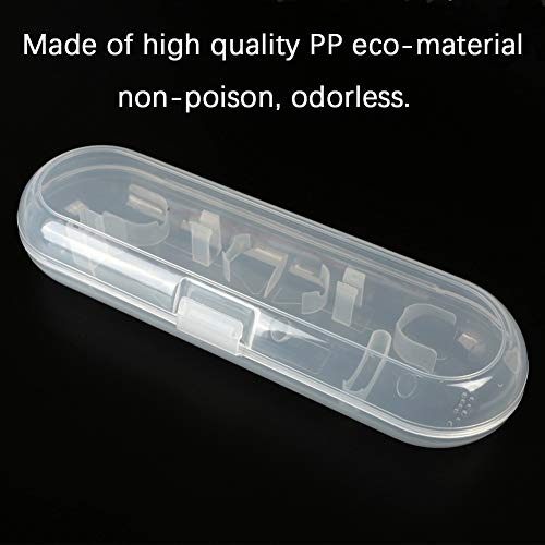2 Pack Travel Electric Toothbrush Case, Oral-B Phillips Electric Toothbrush Holder Cover, Anti Bacterial Portable Hard Plastic Toothbrush Store Box Bag Fits Oral-B Pro 1000, Pro 2000, Pro 3000 - Thumbnail 5