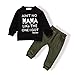 Baby Boy Clothes Funny Letter Printed Tops Leggings Pants Outfits Set for Toddler Boys (0-6 Months, 70) primary