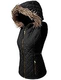 NE PEOPLE Womens Lightweight Quilted Zip Up Vest S-3XL