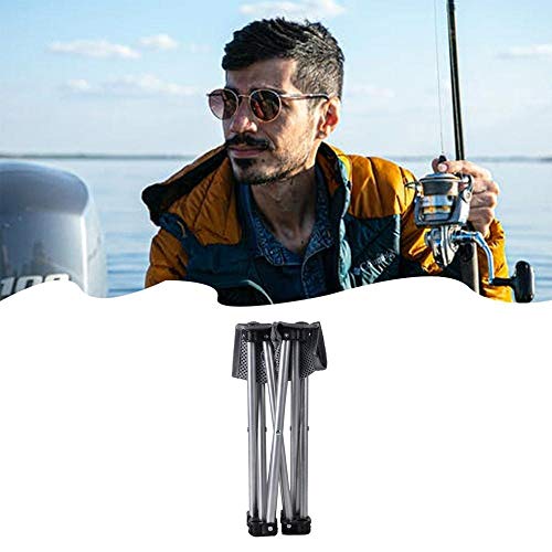 Tragbarer klappbarer Angelstuhl aus Nylongewebe im Freien Leichter Picknick-Campingstuhl – Bild 4