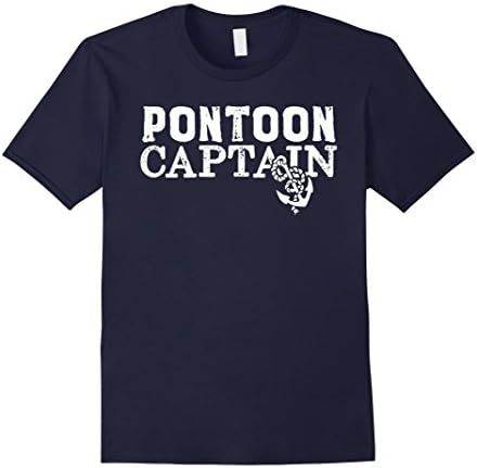 Mens Pontoon Captain - Funny Pontoon tshirts for men and women XL Navy