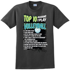 Volleyball Top Ten Dark Heather