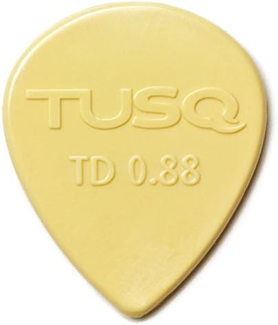 PQP-0588-V72 : TUSQ Tear Drop Picks 0.88mm 72 Pack - Warm Tone