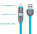 Minlu 2 Pack  2-in-1 Retractable Lightning Micro USB Charging Sync Cables for  Iphone, Ipad, Ipod Touch/Nano, Android, Samsung /HTC/Blackberry/ Motorola/Sony/LG,3feet