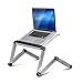 Furinno Ergonomics Aluminum Vented Adjustable Laptop Portable Bed Tray, Silver