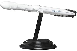Matchbox Collectible Die-Cast Metal Sky Busters Inspired by SpaceX Falcon Heavy Rocket - HHT44 ~ White Super Heavy Lift Rocket ~ Includes Playmat