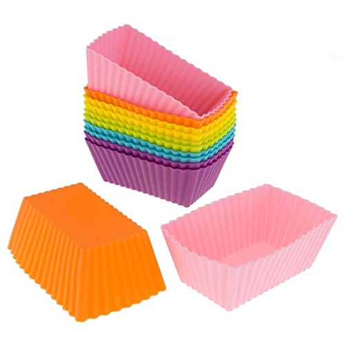 Mikey Store Home Cake Mould,12PC Kitchen Craft Cake Cup Chocolate Liners Baking Cupcake Cases Muffin
