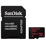 SanDisk Digital 128GB microSDXC Class 10 Flash Card with Adapter