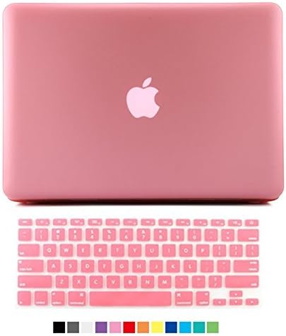 Hot New Lightweight Case For Macbook Pro 13" with Retina Display (A1502 / A1425) [Anti-slip] [Anti-scratch] [Easy-install] Premium Quality Soft Touch Matte Finish Hard Shell Case (Pink)