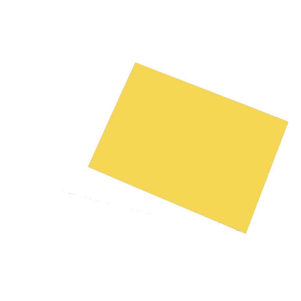 Clairefontaine GCC3227Z - One Maya Paper Pack - 25 Sheets of Smooth Yellow Drawing Paper - 50 cm x 70 cm 210g - Ideal for Drawing and Creative Activities