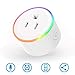 WiFi Smart Plugs that Work with Alexa& Google Home, Smart Outlet with RGB Light, No Hub Required, APP Remote Control from Everywhere, Overload Protection and Timer Function【Upgrade】