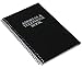 Primary Colors Spiral Bound Address And Telephone Book With Black Plastic Cover