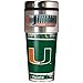 NCAA Miami Hurricanes Metallic Travel Tumbler, 16-Ounce