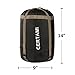 CERTAMI Sleeping Bag for Adults, Girls & Boys, Lightweight Waterproof Compact, Great for 4 Season Warm & Cold Weather, Perfect for Outdoor Backpacking, Camping, Hiking. (Dark Grey/Left Zip)