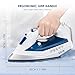 Iron, Deik 330ml Compact Steam Iron, Fast Uniform Heating, Scratch Resistant, Anti-Calc Non-stick Nanoceramic Soleplate, Variable Temperature, and Steam Setting, Anti-Drip, Self-Clean