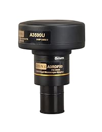 Omax   Cámara digital microscópica con USB, software avanzado y diapositiva de calibración (compatible con Windows 8 y 10, Mac OS X, Linux)