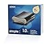 SimpleTech by Hitachi SimpleDrive 1 TB Turbo USB 2.0 Desktop External Hard Drive S1000U (Black)