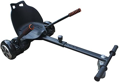 Adjustable Cool Mini Kart, Perfect fit 6.5, 8, 10 inch Hoverboard, New Innovative Concepts for Two Wheel Smart Electric Balancing Scooter (Black)
