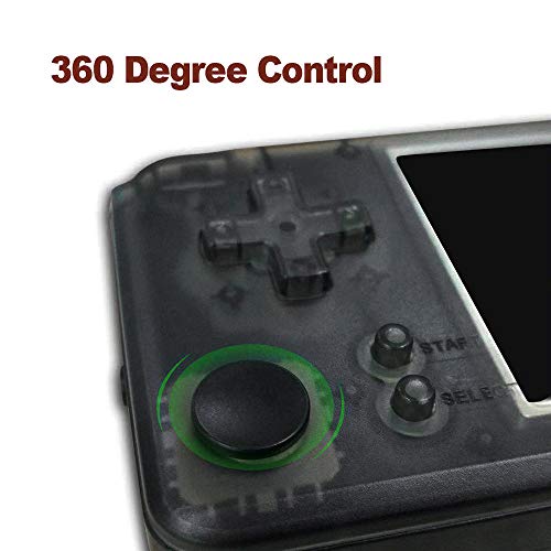 Goolsky Q9 Handheld Game Console Roker Portable Gaming Machine Music Player Built-in 3000 Classic Games Color Screen AV + 3.5mm Audio Out TF Slot 1800mAh Battery 3.0 inch