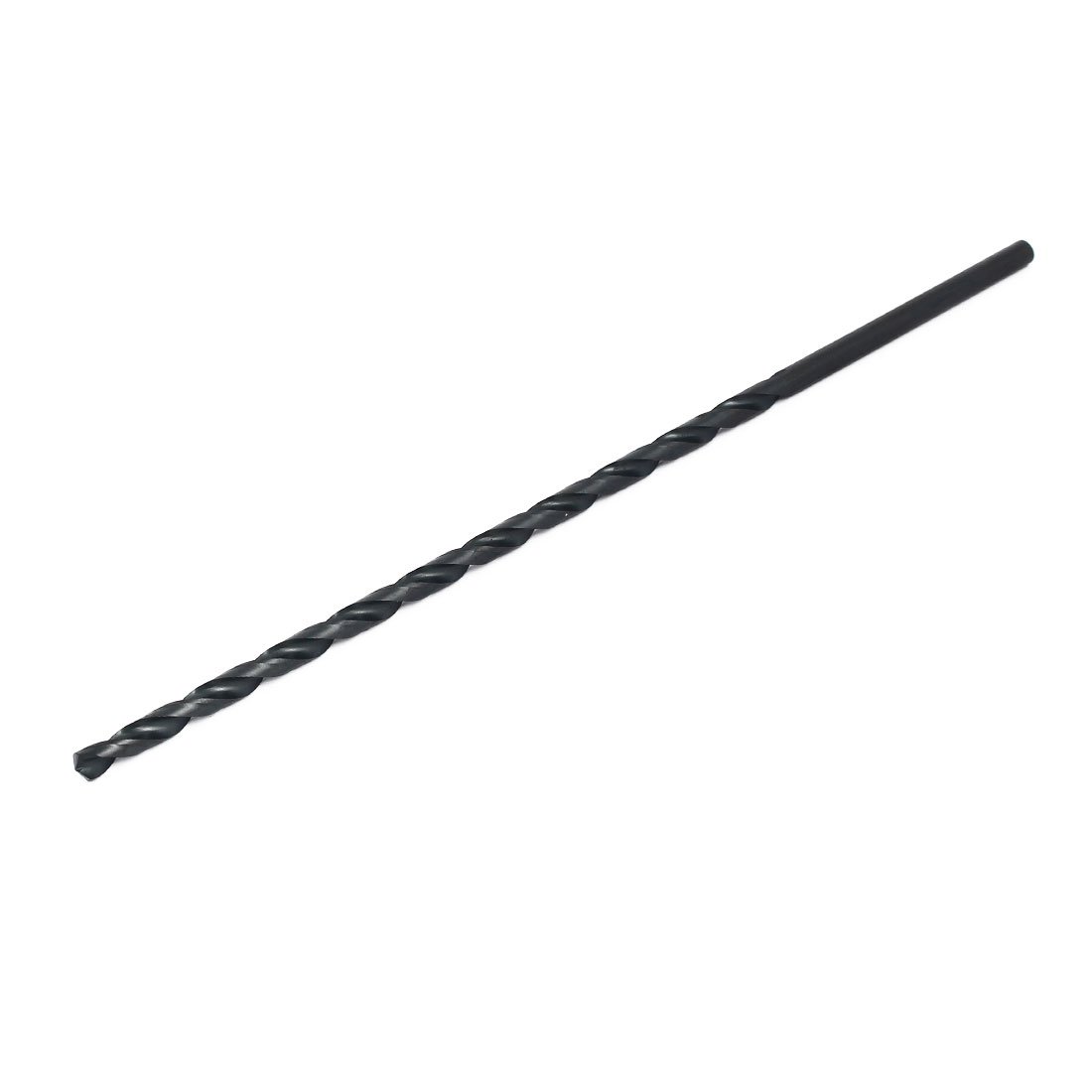 Sourcingmap 6mm Drilling Dia 250mm Length HSS Straight Round Shank Twist Drill Bit Black