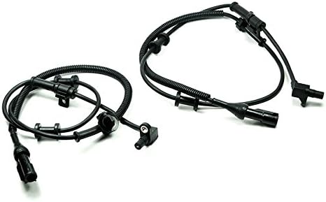 2pcs Front Right &amp; Left ABS Wheel Speed Sensor for 2000/2001/2002/2003/2004/2005 Ford Excursion,1999/2000/2001/2002 Ford F-250, F-350, Super Duty 4WD,4-Wheel, Brake System, 19236250, F81Z2C204BB
