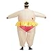 TOLOCO Inflatable Costume for Kid, Inflatable Alien Costume Kids, Alien Holding Person Costume, Halloween Blow up Costume (Women)