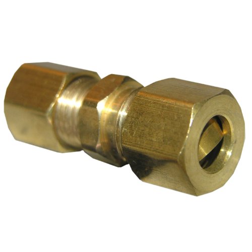 LASCO 17-6201 1/8-Inch Compression Brass Union