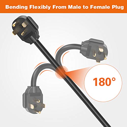 Kohree 1.5 FT Dryer Adapter 3 Prong to 4 Prong, Dryer Outlet Plug Power