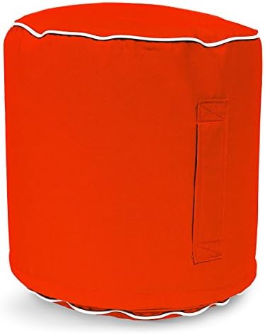 Hip Chik Chairs Sunbrella Footstool, Melon