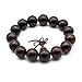Zen Dear Unisex Natural Rosewood Prayer Beads Buddha Buddhist Prayer Meditation Mala Necklace Bracelet (15mm 15 beads)
