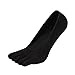 ZAKASA No Show Toe Socks Women Running Five Finger Socks Invisible Liner Boat Low Cut Loafer Socks for Ladies
